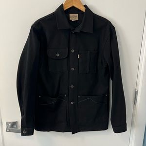 Railcar Chore Coat Black Denim